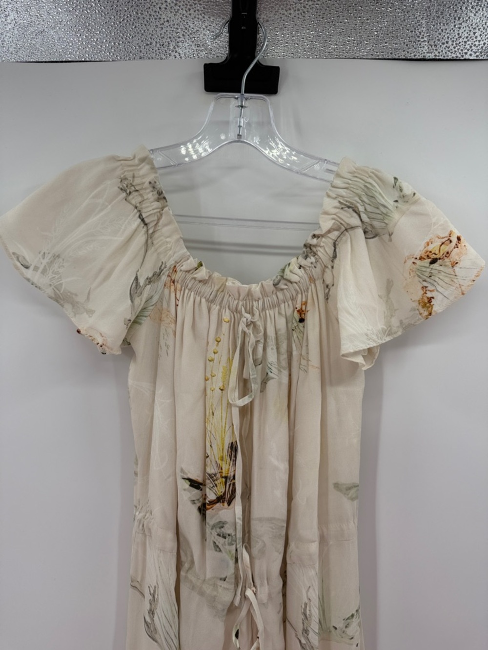 Tribe Kelley Women's High low Dawn Dress - White Floral - Medium - Picture 3 of 10